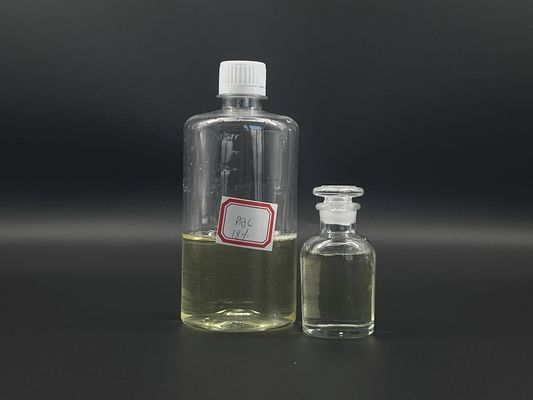 Sarımsı Şeffaf Su Arıtma PAC Etkili COD BOD kaldırma için 10-18% İçeriği ile sıvılaştırılmış