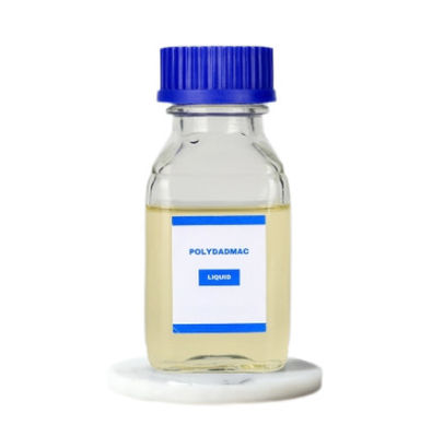 Sarımsı sıvı su arıtma ajanı Flocculant PolyDADMAC Polydiallyldimethylammonium klorür